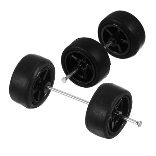 Milisten 1 Satz Simulationsauto -Modell -Rad -Reifenzubehör Spielzeugauto Rad Spielzeugreifen fürs Auto RC-Autoräder Auto Spielzeugteile RC-Car-Rad Spielzeugrad Gummi Black Milisten 1 Satz Simulationsauto -Modell -Rad -Reifenzubehör Spielzeugauto Rad Spielzeugreifen fürs Auto RC-Autoräder Auto Spielzeugteile RC-Car-Rad Spielzeugrad Gummi Black von Milisten