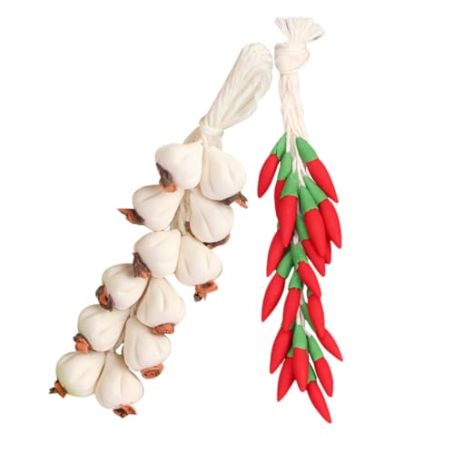 Milisten 1satz Mini Simulation Künstliche Paprika Und Knoblauch Für Dekoration Miniatur -Requisiten Für Küche Und Esszimmer Milisten 1satz Mini Simulation Künstliche Paprika Und Knoblauch Für Dekoration Miniatur -Requisiten Für Küche Und Esszimmer von Milisten