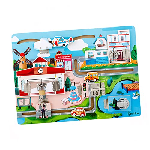 Milisten 1 Satz Sperren Entsperren Spielzeugkognitiver Tafel Montessori-lernspielzeug Kreativ Schalte Toy Cognitive Board Lernen Schlösser Frühe Bildungspielung Hölzern Milisten 1 Satz Sperren Entsperren Spielzeugkognitiver Tafel Montessori-lernspielzeug Kreativ Schalte Toy Cognitive Board Lernen Schlösser Frühe Bildungspielung Hölzern von Milisten