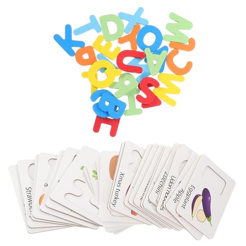 Milisten 1 Satz Spielzeugbildkarten Briefblitzkarten Passende Tier-Puzzle-Karten Lernaktivitäten Zum Kleinkind Buchstabenerkennungsrätsel Passende Holzbuchstaben ABC-holzpuzzle Hölzern Milisten 1 Satz Spielzeugbildkarten Briefblitzkarten Passende Tier-Puzzle-Karten Lernaktivitäten Zum Kleinkind Buchstabenerkennungsrätsel Passende Holzbuchstaben ABC-holzpuzzle Hölzern von Milisten