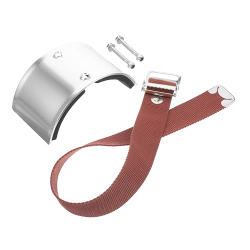Milisten 1 Satz Stelzenbeingurte Riemen für die Fußstütze Erwachsene Trockenbaustelzen hoch High Heels Bündchen mit Stelzenabsatz Trockenbau-Stelzenmanschetten Rostfreier Stahl Silver von Milisten