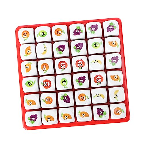 Milisten 1 Satz Sudoku Früchte Sudoku Brettspiel für Eltern Junge Mädchen Interaktion Pädagogisches für Junge Mädchen und Jungen Denkspiel für Reisen und Familienunterhaltung von Milisten