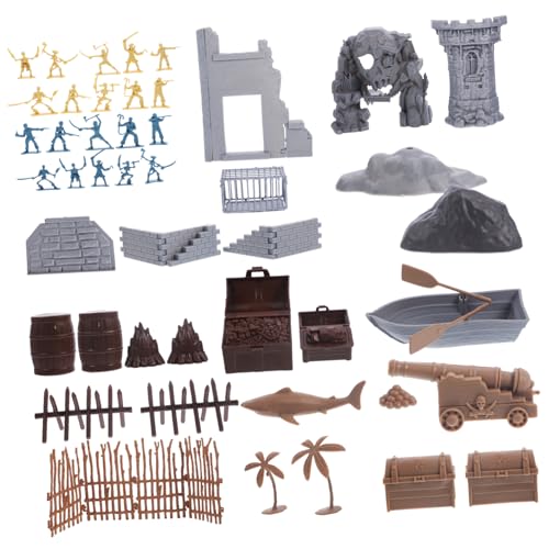Milisten 1 Satz Teiliges Piratenspielzeug für Modelle Realistische Figuren für Rollenspiele DIY Layout für Kreative Spielstunden und Dekoration Milisten 1 Satz Teiliges Piratenspielzeug für Modelle Realistische Figuren für Rollenspiele DIY Layout für Kreative Spielstunden und Dekoration von Milisten