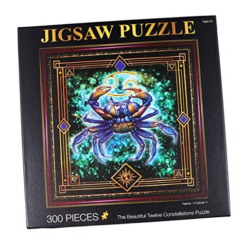 Milisten 1 Satz Teiliges Puzzle mit Krebs Design Kreatives Jigsaw Puzzle für mit Präziser Farbwiedergabe und Schnittgenauigkeit für Freunde und Familie von Milisten