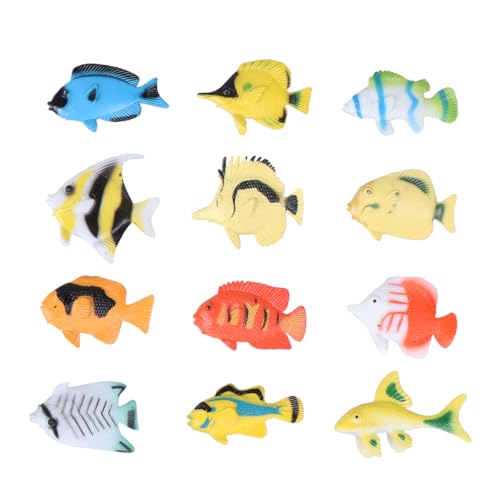 Milisten 1 Satz Teiliges Tropischer Fische Modell für Realistische Meerestiere Figuren Spielzeuge für Kreative Lernspiele und Dekoideen von Milisten