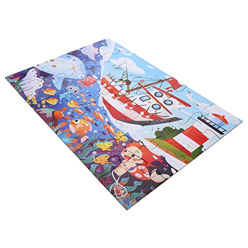 Milisten 1 Satz Tier Puzzle für Lernspielzeug für Frühe Bildung Teiliges Puzzle für Kleinkinder Meereswelt Fördert Kreativität und Feinmotorik von Milisten