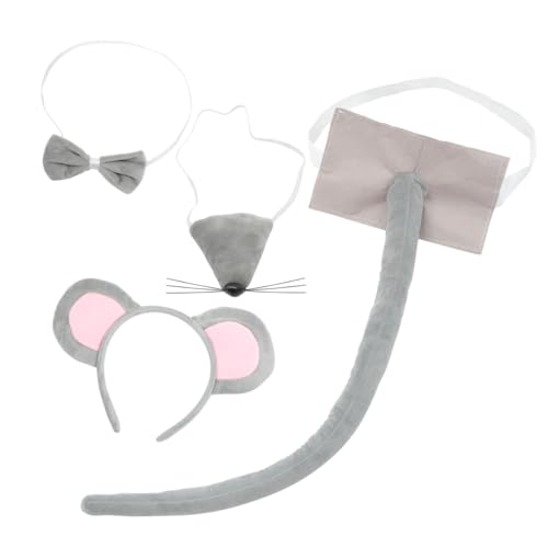 Milisten 1 Satz Tierkostüm Set für Damen Mausohren Haarreif Fliege Zubehör für Faschingskostüm Karneval Halloween und Partys Leicht und Bequem zu Verleiht Jedem Outfit Einen Kreativen Touch Milisten 1 Satz Tierkostüm Set für Damen Mausohren Haarreif Fliege Zubehör für Faschingskostüm Karneval Halloween und Partys Leicht und Bequem zu Verleiht Jedem Outfit Einen Kreativen Touch von Milisten
