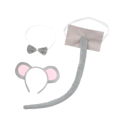 Milisten 1 Satz Tierkostümset Haarband Fliege Teiliges Set für Erwachsene für Halloween Kostümpartys Cosplay und Geburtstagsfeiern Milisten 1 Satz Tierkostümset Haarband Fliege Teiliges Set für Erwachsene für Halloween Kostümpartys Cosplay und Geburtstagsfeiern von Milisten