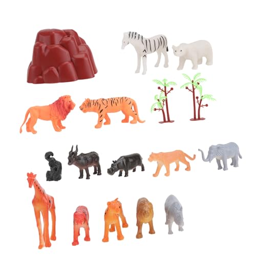 Milisten 1 Satz Tiermodell Realistische Animationsfiguren für Pädagogisches Lernspielzeug Dekoration Hochwertige Langlebige Materialien für DIY Sandkästen und Haushaltsdekoration von Milisten