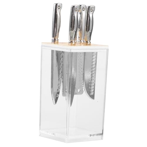 Milisten 1 Satz Transparentes Messerset Puppenhaus-Miniaturen winzig Miniaturpuppenhaus -Kit Rollenspielzubehör Mädchen Miniaturverzierung Mini-Küchenutensilien Legierung Milisten 1 Satz Transparentes Messerset Puppenhaus-Miniaturen winzig Miniaturpuppenhaus -Kit Rollenspielzubehör Mädchen Miniaturverzierung Mini-Küchenutensilien Legierung von Milisten