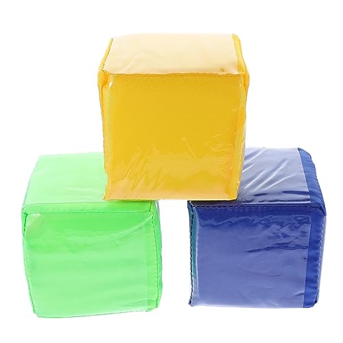 Milisten 1 Satz Transparentes Taschenkartenquadrat-wurf-lernspielzeug 3tlg Spielsachen Spielkarten Laufstall Lehre Große Jumbo Würfelspiel Gaming- Lernen PVC 3 Stücke von Milisten