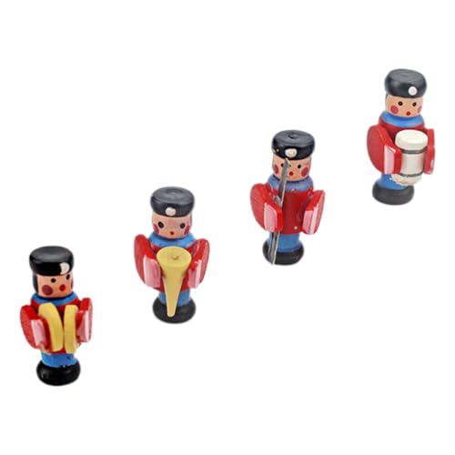 Milisten 1 Satz Trommelpuppe Miniaturfiguren Ornamente für Musikinstrumente Mini-Musikinstrumentenmodelle Mini- -Ornament-Miniaturen Miniatur-Trommelmodell Holz rot Milisten 1 Satz Trommelpuppe Miniaturfiguren Ornamente für Musikinstrumente Mini-Musikinstrumentenmodelle Mini- -Ornament-Miniaturen Miniatur-Trommelmodell Holz rot von Milisten