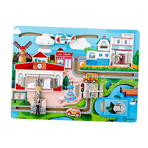 Milisten 1 Satz Unlock Toy Kognitionsspielzeug für Kreatives Lernspielzeug für Jungen und Fördert Kognitive Fähigkeiten und Motorische Fertigkeiten Basisversion von Milisten