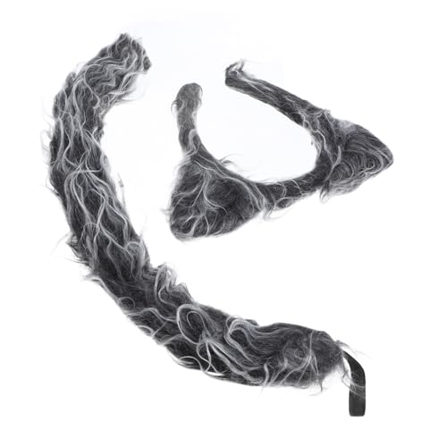 Milisten 1 Satz Werwolf-Kostümset Fälschung Kostüme Cosplay -Kostümzubehör Cosplay-Wolf-Kostüm Cosplay-Tier dekoratives Tierkostüm Tier-Cosplay-Kostümset Tierstirnband Grau von Milisten
