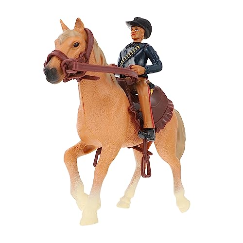 Milisten 1 Satz Western Cowboy Knight Model Pferdefiguren Cowboy -Figur Vintage-Western- Cowboy-Actionfigur dekoratives Pferdemodell Desktop-Pferdedekor Abs Yellow Milisten 1 Satz Western Cowboy Knight Model Pferdefiguren Cowboy -Figur Vintage-Western- Cowboy-Actionfigur dekoratives Pferdemodell Desktop-Pferdedekor Abs Yellow von Milisten