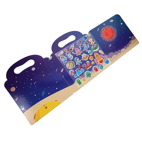 Milisten 1 Satz Wiederverwendbares Stickerbuch für Kleinkinder Aufkleber mit Aufbewahrung Fördert Kreativität und Hand Augen Koordination für Drinnen und Draußen Milisten 1 Satz Wiederverwendbares Stickerbuch für Kleinkinder Aufkleber mit Aufbewahrung Fördert Kreativität und Hand Augen Koordination für Drinnen und Draußen von Milisten