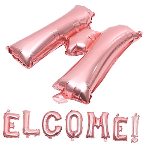 Milisten 1satz Willkommen Ballons Für Schuleinführung Dekorative Folienballons Mit Welcome Roségold Deko Für Klassenräume Partys Und Feiern Milisten 1satz Willkommen Ballons Für Schuleinführung Dekorative Folienballons Mit Welcome Roségold Deko Für Klassenräume Partys Und Feiern von Milisten