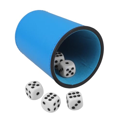 Milisten 1 Satz Würfel Gesetzt Würfelbecher Würfelspiel Leiser Schüttelbecher Würfelschüttler Würfeltablett Ktv Spielpokal Party -Requisiten Bar Requisiten Spielzubehör Pu、abs Blau Milisten 1 Satz Würfel Gesetzt Würfelbecher Würfelspiel Leiser Schüttelbecher Würfelschüttler Würfeltablett Ktv Spielpokal Party -Requisiten Bar Requisiten Spielzubehör Pu、abs Blau von Milisten