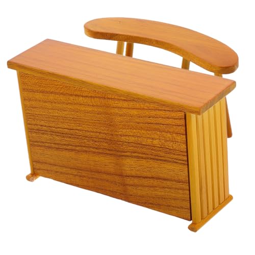 Milisten 1 Satz Zubehör für Puppenhäuser Puppenhaus-Möbeltisch Puppenhaus Vintage Miniatur Schreibtisch Mini-Schreibtisch Miniaturstühle zum Basteln Holz Light Brown Milisten 1 Satz Zubehör für Puppenhäuser Puppenhaus-Möbeltisch Puppenhaus Vintage Miniatur Schreibtisch Mini-Schreibtisch Miniaturstühle zum Basteln Holz Light Brown von Milisten