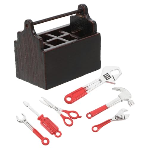Milisten 1 Satz kleine Werkzeugkiste Kleiner Werkzeugkasten Mini-Hausreparaturwerkzeuge Mini- -Bausatz Miniatur -Tool -Kit Miniatur reparierter Bausatz Mini -Werkzeug Aluminiumlegierung Milisten 1 Satz kleine Werkzeugkiste Kleiner Werkzeugkasten Mini-Hausreparaturwerkzeuge Mini- -Bausatz Miniatur -Tool -Kit Miniatur reparierter Bausatz Mini -Werkzeug Aluminiumlegierung von Milisten