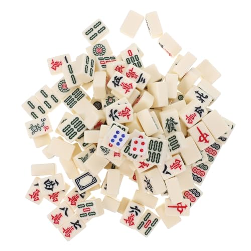 Milisten 1 Satz tragbares Mahjong Reisen Mini faltbar Mahjong-Spiel Senioren Party Bunt Milisten 1 Satz tragbares Mahjong Reisen Mini faltbar Mahjong-Spiel Senioren Party Bunt von Milisten