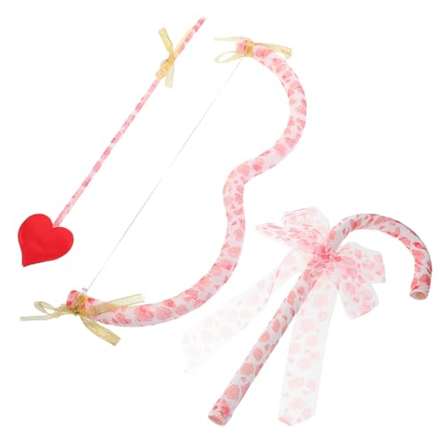 Milisten 1 Satz - - und Bogen-Set Herz Kostüm Kostüm Damen Valentinstag-Halloween- -Kostümzubehör Stütze -Halloween-Kostüm -Accessoires für Frauen Stoff Milisten 1 Satz - - und Bogen-Set Herz Kostüm Kostüm Damen Valentinstag-Halloween- -Kostümzubehör Stütze -Halloween-Kostüm -Accessoires für Frauen Stoff von Milisten
