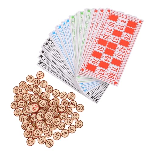 Milisten 1 Set Bingo Große Karten Für Familienparty Lustiges Spiel Logisches Brettspiel Party Schachspiel Logisches Schachspiel Brettspiel Versorgung Russisches Schachspielzeug Schachspiel von Milisten