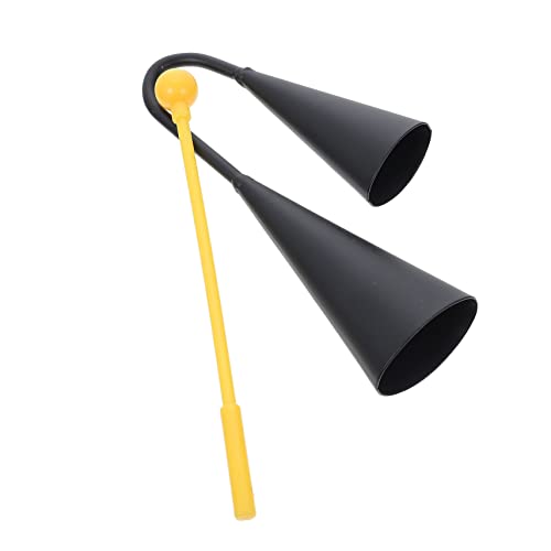 Milisten 1 Set Doppelhorn Musikinstrument Musikinstrumente Doppel Kuhglocken Musik Lernspielzeug Kuhglocken Für Agogo Glocke Mit Holzstab Percussion Kuhglocke Schwarzes Metall Milisten 1 Set Doppelhorn Musikinstrument Musikinstrumente Doppel Kuhglocken Musik Lernspielzeug Kuhglocken Für Agogo Glocke Mit Holzstab Percussion Kuhglocke Schwarzes Metall von Milisten