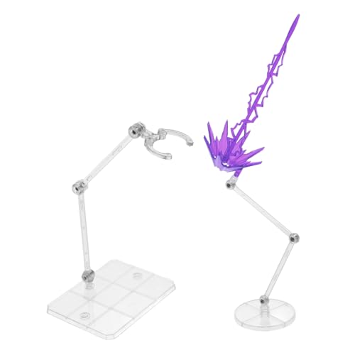 Milisten 1 Set Energie Ornamente Actionfigur Ausstellungsständer Figuren Ausstellungseffekte Modell Unterstützung Gaming Figurenständer Kaiser Rack Actionfigur Ausstellungshalter von Milisten