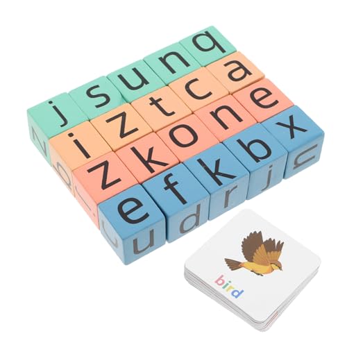 Milisten 1 Set Englische Kartenbuchstabierwörter Alphabet Spiel Für Alphabet Blöcke Buchstabenspiel Alphabet Spiel Pädagogische Lernkarten Vorschul Lernspiel Milisten 1 Set Englische Kartenbuchstabierwörter Alphabet Spiel Für Alphabet Blöcke Buchstabenspiel Alphabet Spiel Pädagogische Lernkarten Vorschul Lernspiel von Milisten