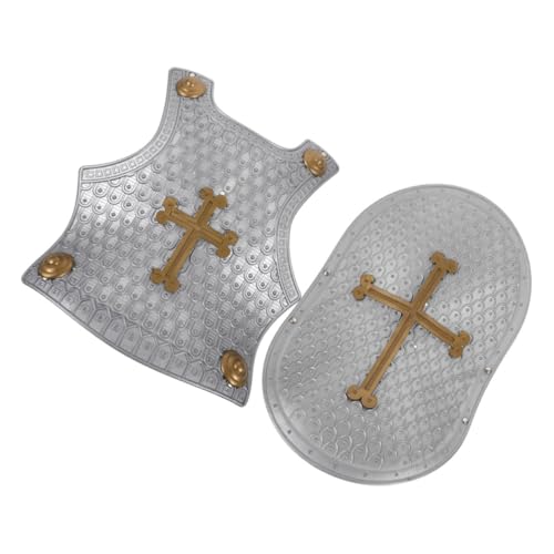 Milisten 1 Set Kinderset Cosplay Gefälschte Rüstung Party Kleine Rüstung Kinderspielzeug Spielzeugrüstung Lustige Rüstung Partyschild Tragbare Kleine Rüstung Kinderschild Silber Kunststoff Milisten 1 Set Kinderset Cosplay Gefälschte Rüstung Party Kleine Rüstung Kinderspielzeug Spielzeugrüstung Lustige Rüstung Partyschild Tragbare Kleine Rüstung Kinderschild Silber Kunststoff von Milisten