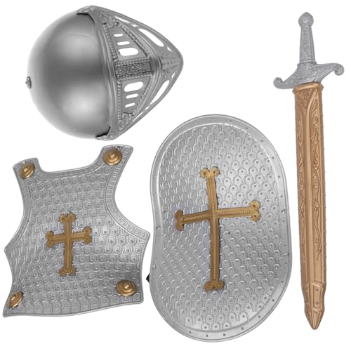 Milisten 1 Set Kinderspielzeug Helme Mittelalterliche Rüstung Schwerter Zubehör Cosplay Kostüm Kleinkinder Kleiner Schild Kinderschild Spielzeugschild Rüstung Für Schild Für 4 6 Kunststoff Milisten 1 Set Kinderspielzeug Helme Mittelalterliche Rüstung Schwerter Zubehör Cosplay Kostüm Kleinkinder Kleiner Schild Kinderschild Spielzeugschild Rüstung Für Schild Für 4 6 Kunststoff von Milisten