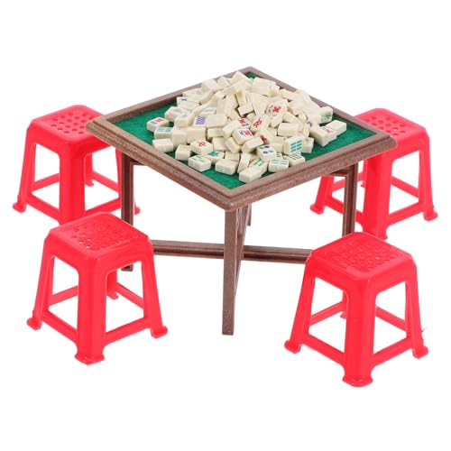 Milisten 1 Set Mahjong Tischstuhl Für Puppenhäuser Mini Möbel Für Puppenhäuser – Können So Tun Als Ob Sie Realistische Spielrequisiten – Leicht Zu Reinigen Und Aufzubewahren Milisten 1 Set Mahjong Tischstuhl Für Puppenhäuser Mini Möbel Für Puppenhäuser – Können So Tun Als Ob Sie Realistische Spielrequisiten – Leicht Zu Reinigen Und Aufzubewahren von Milisten