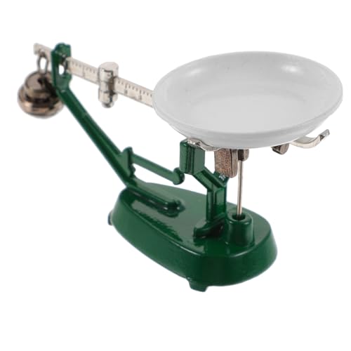Milisten 1satz Miniatur Retro Balance Scale Für Dekorative Küchenwaage Spielzeug Für Mini-szenarien Wie Schlafzimmer Küche Und Garten von Milisten