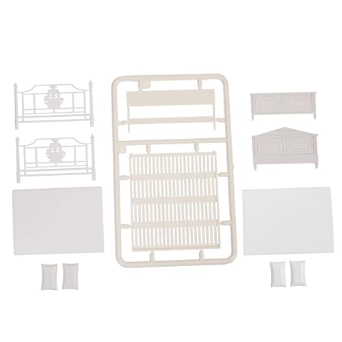 Milisten 1 Set Mini Bett Modell Mini Zubehör Mini Schlafzimmermöbel Bett Desktop Puppenmöbel DIY Puppenmöbel Kinderspielzeug Mini Möbel Abs Weiß Milisten 1 Set Mini Bett Modell Mini Zubehör Mini Schlafzimmermöbel Bett Desktop Puppenmöbel DIY Puppenmöbel Kinderspielzeug Mini Möbel Abs Weiß von Milisten