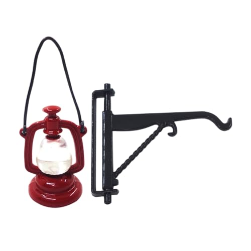 Milisten 1 Set Mini Kerosin Licht Puppenhaus Zubehör Puppe Ornament Legierung Mini Kerosin Lampe von Milisten