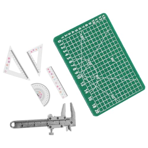 Milisten 1 Set Mini Messschieber Mini Zusammen Mit Mini Puppenspielzeug Kleinen Lernrequisiten Mini Matte Miniatur Lineal Mini Rucksack Zubehör Puppen Schulbedarf Winzige Milisten 1 Set Mini Messschieber Mini Zusammen Mit Mini Puppenspielzeug Kleinen Lernrequisiten Mini Matte Miniatur Lineal Mini Rucksack Zubehör Puppen Schulbedarf Winzige von Milisten