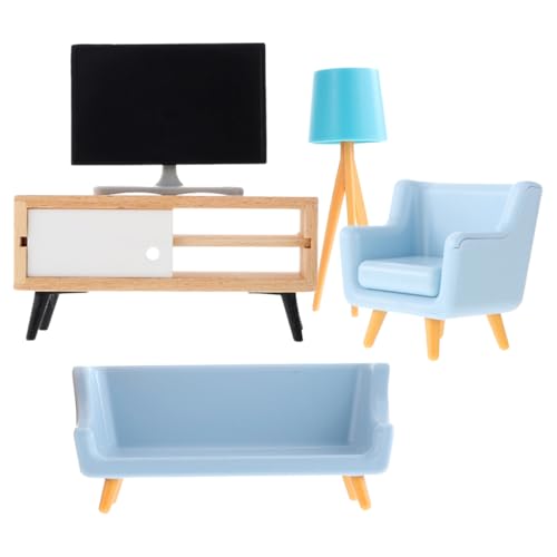 Milisten 1 Set Mini Möbelset Puppenmöbel Bezauberndes Kleines Modell Bezaubernde Kleine Möbel Puppenhaus Mini Möbelmodell Mini Hauszubehör Wohnzimmermöbelmodelle Kunststoff von Milisten