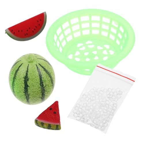Milisten 1 Set Mini Wassermelonen Modell Obst Wassermelone Tischdekoration Wassermelone Wassermelonen Dekoration Spiel Wassermelonen Requisite Rollenspiel Essen Wassermelonen Party von Milisten