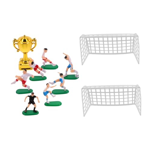 Milisten 1 Set Mini-trophäenmodell Für Puppenhaus, Miniatur-Kunststoff-fußballspieler, Fußball-Themen-kuchenaufsatz, Puppenhaus-Kunststoff-fußballspieler-tornetz Milisten 1 Set Mini-trophäenmodell Für Puppenhaus, Miniatur-Kunststoff-fußballspieler, Fußball-Themen-kuchenaufsatz, Puppenhaus-Kunststoff-fußballspieler-tornetz von Milisten