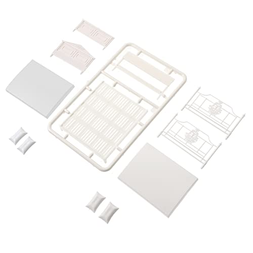 Milisten 1satz Mini Modellbett Für Teiliges Material Für Spielzeug Fantasie Und Geschicklichkeit Für Miniatur Landschaften von Milisten