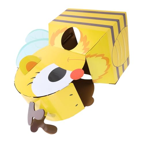 Milisten 1 Set Papierbox Flugzeugspielzeug DIY Tragbares Tier Kinderspielzeug Tragbares Tierspielzeug Aus Pappe Tragbares Für Cosplay DIY Tierspielzeug Tragbares Für Requisiten von Milisten