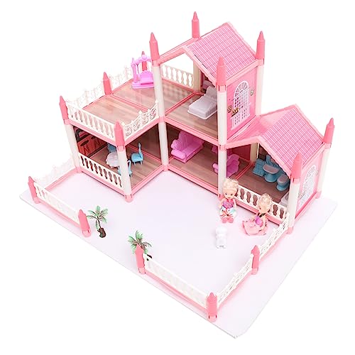 Milisten 1 Set Prinzessinnen Schloss Mädchen Spielzeughaus Puzzles Mädchen Zusammengebauter Modellbausatz Miniatur Für Mini Zimmer Bausatz Mini Szenen Bausätze Miniatur von Milisten