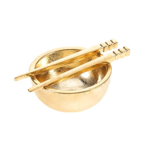 Milisten 1 Set Puppe Puppen Miniatur Schalen Puppen Schalen Legierung Goldene von Milisten