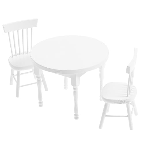 Milisten 1 Set Puppenhaustisch Spielzeughaus Miniatur Puppenhausmöbel Stühle Küchenzubehör Esstisch Puppenhausminiaturen Miniaturtisch Stuhl Basteln Mini Tischdekor Milisten 1 Set Puppenhaustisch Spielzeughaus Miniatur Puppenhausmöbel Stühle Küchenzubehör Esstisch Puppenhausminiaturen Miniaturtisch Stuhl Basteln Mini Tischdekor von Milisten