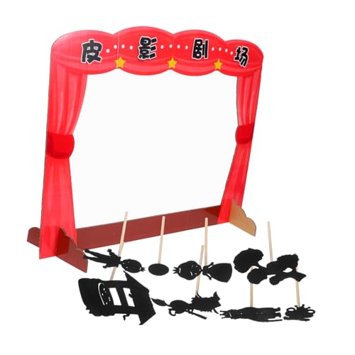 Milisten 1 Set Schattenpuppe Volksspiel Schattenpuppen Ausschnitte Geschichtenerzähl Kits Für Schattenpuppen Vorschul Lernspielzeug Chinesische Schattenpuppenspiele Mini von Milisten