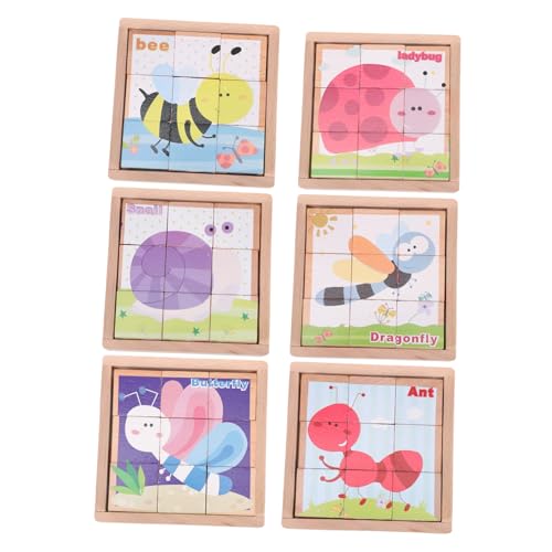 Milisten 1 Set Sechsseitige Bausteinspielzeug Puzzles Für Kleinkinder Kinderpuzzles Kinderspielzeug Kleinkind Puzzleblock Cartoon Puzzles Lernpuzzle Kinderpuzzle Puzzlespielzeug Holz Milisten 1 Set Sechsseitige Bausteinspielzeug Puzzles Für Kleinkinder Kinderpuzzles Kinderspielzeug Kleinkind Puzzleblock Cartoon Puzzles Lernpuzzle Kinderpuzzle Puzzlespielzeug Holz von Milisten