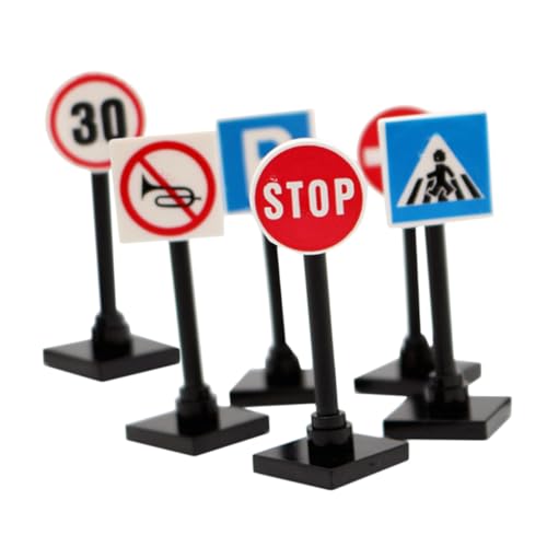 Milisten 1satz Miniature Dollhouse Traffic Sign Set Teiliges Spielzeug Für Verkehrssicherheit Und Lernens Farben Und Sichere Verarbeitung Für Und Spiel Milisten 1satz Miniature Dollhouse Traffic Sign Set Teiliges Spielzeug Für Verkehrssicherheit Und Lernens Farben Und Sichere Verarbeitung Für Und Spiel von Milisten