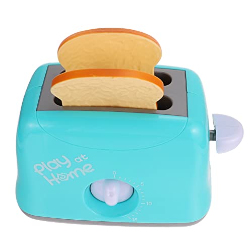 Milisten 1 Set Toaster Kinderspielzeug Spielzeugküche Kinderspielzeug Mini Küchenspielzeug Spielküchenzubehör In Minigröße Küchengerät Mini Brotbackmaschine Kunststoff von Milisten