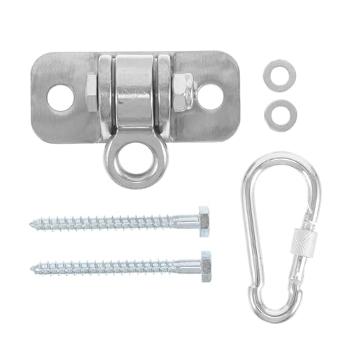 Milisten 1 Set Verandaschaukel-Aufhänger-Klammern Verzinktem Eisen Outdoor-Drehhaken mit Schraube Hängematte Deckenhalterung Für Stuhl Gartenspielplatz Milisten 1 Set Verandaschaukel-Aufhänger-Klammern Verzinktem Eisen Outdoor-Drehhaken mit Schraube Hängematte Deckenhalterung Für Stuhl Gartenspielplatz von Milisten